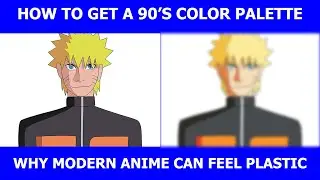 How To Make a 90s Anime Color Palette (re: 