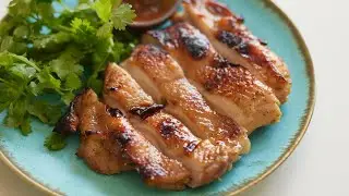 【ガイヤーン】タイ風焼き鳥！！漬けて焼くだけなのに最高に美味しい！BBQレシピにもおすすめ〜