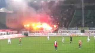 Pyroshow Ultras Hannover in F&uuml;rth