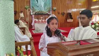 ആഘോഷമായ വിശുദ്ധ കുർബാന സ്വീകരണം | സെന്റ് ജോർജ് പള്ളി ആനവിലാസം | 14.5.25