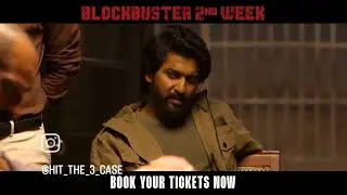 Blockbuster 2nd week Book Your Tickets 🎟 Now ###HiT3 @HIT 3#Unanimous #production #wpc