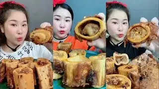 mukbang meat bone meat asmr