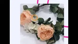 wholesale indoor decorative Wedding Spring Door flowers Wreaths