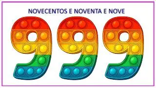 Learn to count the numbers from 1 to 1000 with voice and in words Pop it | 3D | Count from 1-1000...