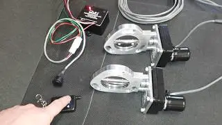 DMH Dual 2.5 inch Exhaust Cutout Openers Wireless Remotes Bench Demo - NeedsWings Performance