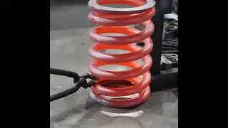 The process making of Giant spring #factory giant spring in japan