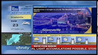 Weatherscan - Greeneville, TN - Winter Storm Warning - 03/12/2022