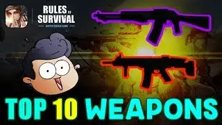 TOP 10 BEST GUNS IN ROS (Rules of survival)