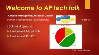 AI Basic Course | Matplotlib | Pie Chart | Python coding for beginners  | Part 14