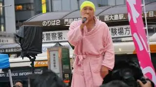 メロリンキューが山本太郎の応援に登場！（2022年7月3日 東京・錦糸町）