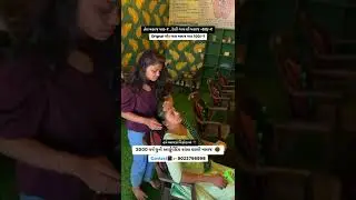 Madhav kansya thali foot massage concept