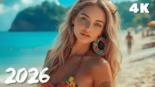 Tropical Silence 🍃 Chill Summer Tropical Deep House 4K UHD 2026 | Blue Shore Beats
