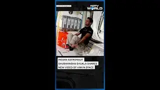 Indian Astronaut Shubhanshu Shukla Shares New Video Of Him In Space