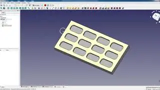 FreeCAD - Linear pattern in two directions