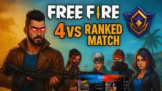 🔥 Free Fire SCS Ranked Match | Full 4v4 Clash Squad Gameplay 🔥