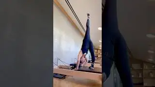 Testing My Flexibility On The Pilates Reformer