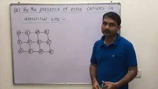 Frenkel defect, stoichiometric defect in ionic crystal, solid state