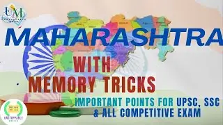 Map of Maharashtra | New updates 2024 | Geography | With Memory Tricks | UNSTOPPABLE MATH #ssc #upsc