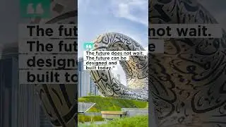 The museum of the future, Dubai ! #architecture #quotes #calligraphy #arabic #facade #metal