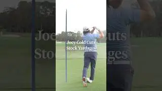 How far Joey Cold Cuts hits each club. 🔥