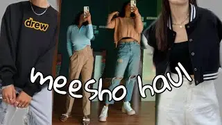 Meesho Winter wear haul starting at rs 287 only• varsity jacket/sweatshirts/hoodie & crop sweater