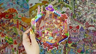 11 Styles of Cute 3D Sticker Scenes That Took Me 15+ Hours to Finish | Relaxing ASMR Collection 🐾🏡✨