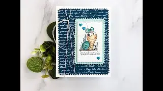 Easy Snail Mail Card Making Stamping Heat Embossing & Diecuts sw
