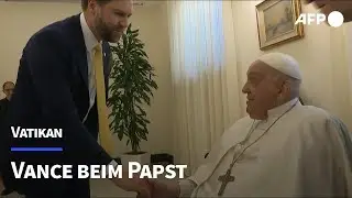 Papst empf&auml;ngt US-Vizepr&auml;sident Vance | AFP