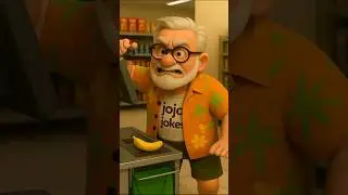 🤣 Grandpa Jojo vs Self-Checkout Machine | Funniest Shopping Fail #Shorts 🛒😂
