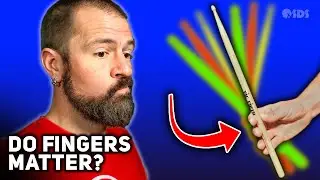 Secret to French Grip Finger Control Revealed in Slow Motion (Drum Technique)