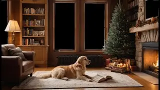 The Most Epic Relaxation by the Fireplace with My Dog (Epic & Cozy)