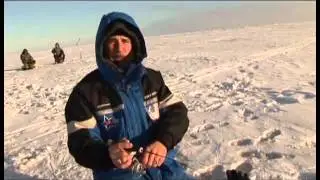 Peipus ice fishing. Зимняя рыбалка на озере Чудское