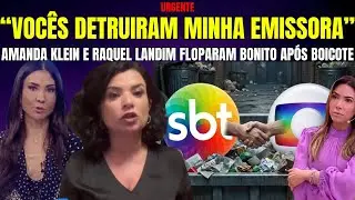 URGENTE MAL ENTRARAM E PODEM ESTAR DE SA&Iacute;DA AMANDA KLEIN E RAQUEL LANDIN FLOPARAM AUDI&Ecirc;NCIA DO SBT