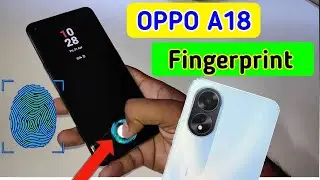 Oppo a18 display fingerprint setting/Oppo a18 fingerprint screen lock/fingerprint sensor