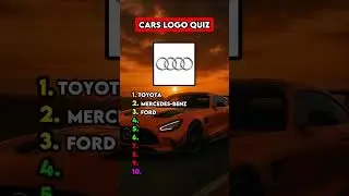 Can You Name These Car Logos Correctly? 🤔🚗Only Car Lovers Can Name These Logos! 🔥