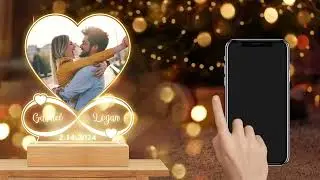 Anniversary Women Men Couples Gifts Custom Photo Love Frame
