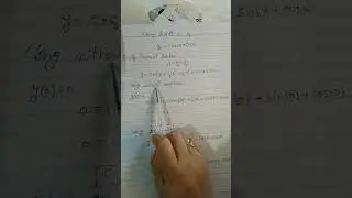 Initial value problem|differential equation|Q#10