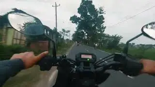Rice field houses : Cinematic POV Motorcycle ASMR (Solo Ride) to Calm Your Mind | 癒やし