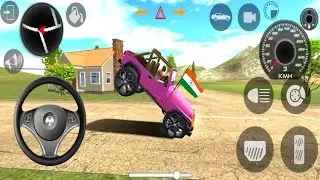 || Indian Cars Simulator - 3D || Modified Maruti GYPSY Driving Video Part:-17 Android Game Play ||