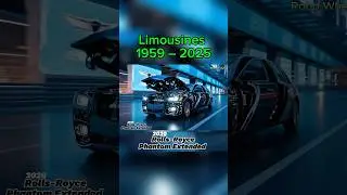 Limousine Evolution: 1959 &ndash; 2025 #robowheels #cars #automobile #luxury #money