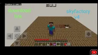 SKYFACTORY V4 PART 1| MCPE DOWNLOAD LINK