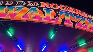 Rogers Lakin Waltzer | Off Ride | Littledown Fireworks FunFair 2025 #funfair #fairground #waltzer