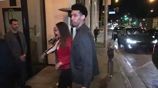 NBA star Danny Green arriving at Catch for dinner in West Hollywood