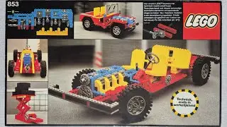 Reviewing the vintage Lego Technic set 853 from 1977