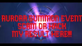 Aurora Summon event | Draw Free Skin | Is this Hack? or MLBB Scam | watch the video about luck|