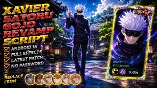 Script Skin Xavier Jujutsu Kaisen | Full Effects & Sounds | No Password | MLBB Skin Script