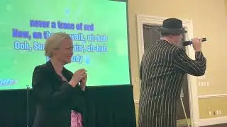 2023-08-11:IRVA Conf Charlottesville Day 2:Talent Show:Tom Atwater/Anna Brady-Estevez:Mack the Knife
