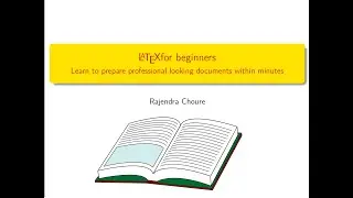 LaTeX tutorial-6 of 7- how to manage floating components - figures and tables
