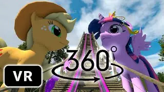 VR 360 Video My Little Pony Roller Coaster #vr360 #viral