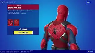 SPIDER-MAN ZERO Outfit in Fortnite ITEM SHOP preview (Price & Showcase)
